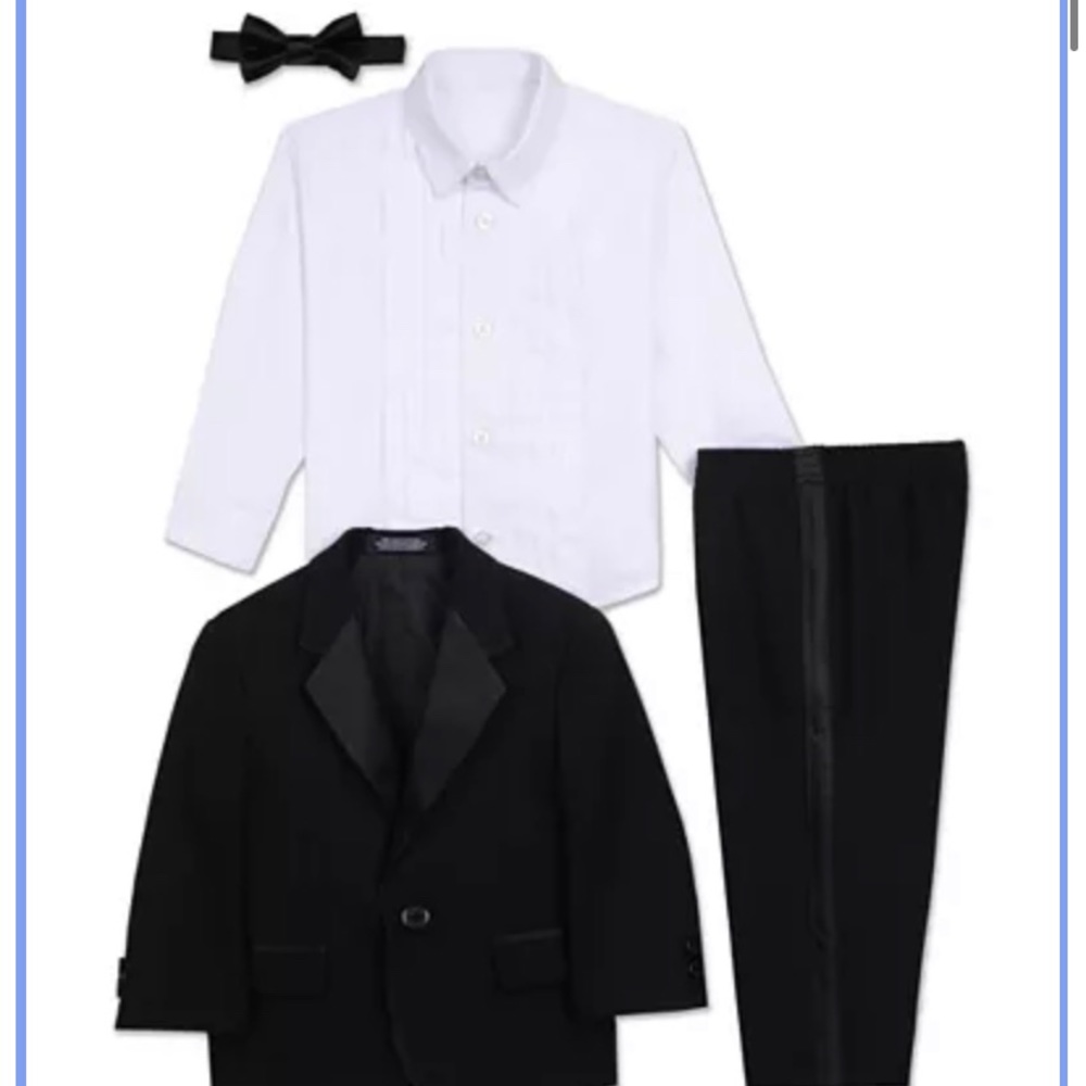 NWT Boys 24 Months Nautica Tuxido Set 4 piece